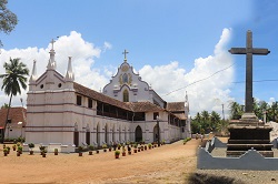 Cross at St. Mary's Forane Church-Champakulam